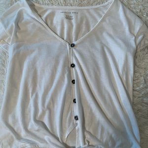 American Eagle White Tie tee